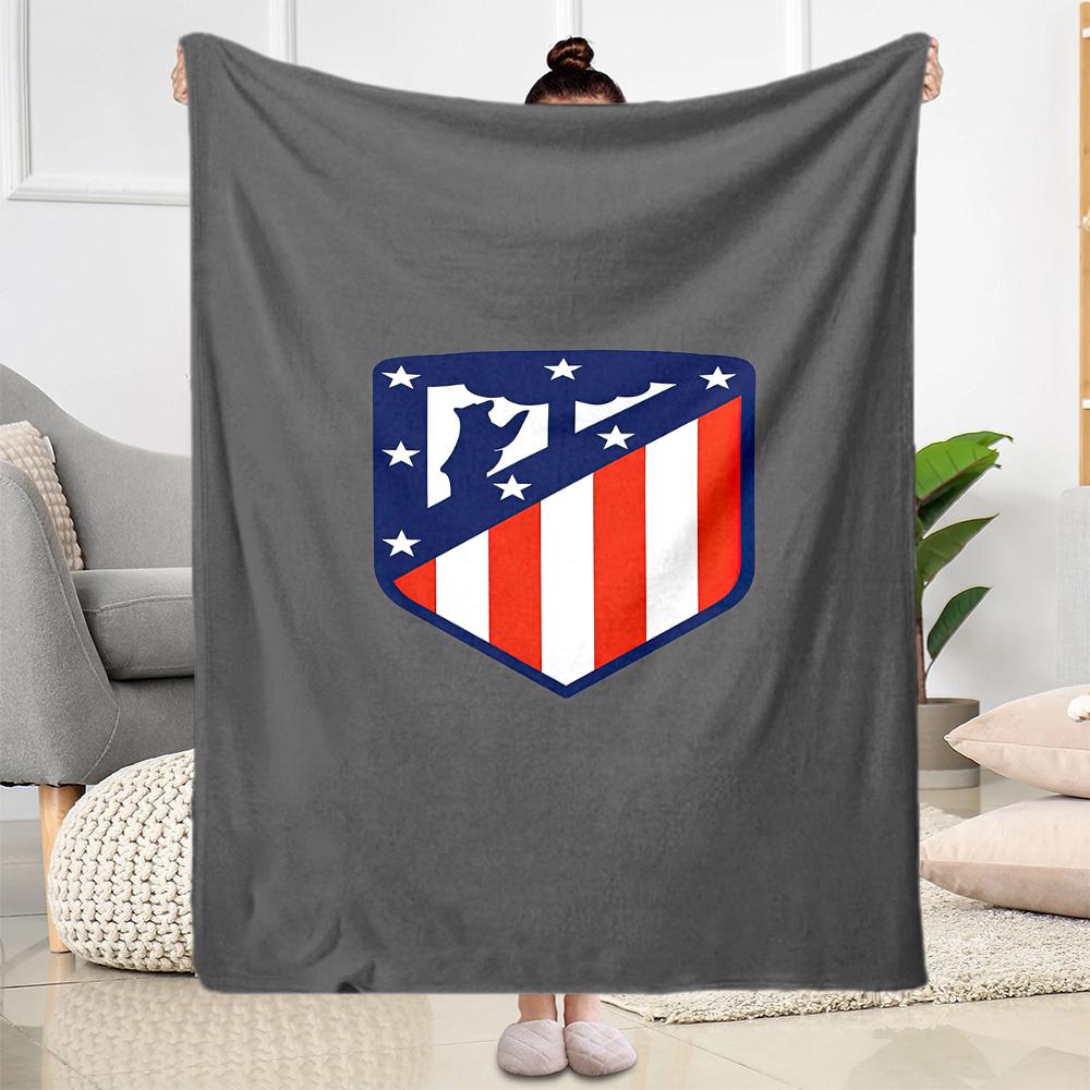 Atletico Madrid Blanket Soft Cozy Great For Office Couch Bed For All Occasions Digital Print Gift For Travel Home Birthdays