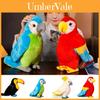 Colorful Parrot Plush Toy Pillow Wholesale Gift With Logo Cartoon Animal Decorative Ornament 25cm 0.2kg