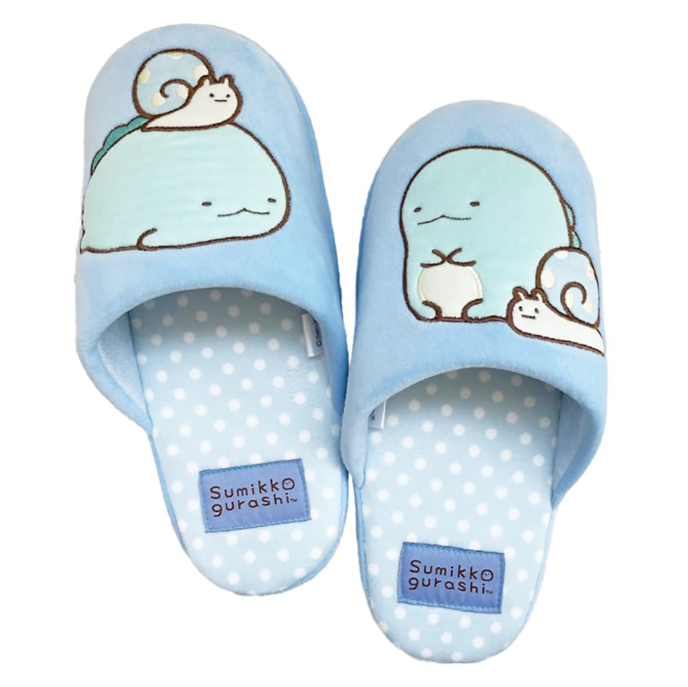 Комнатные тапочки с аппликацией Sumikkogurashi (Ящерица)