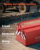 Tool Box 14-inch 2-Tier 3-Tray Folding Cantilever Toolbox with Handle