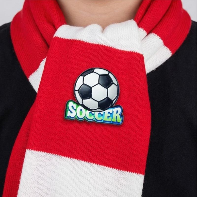 Handmade 3D Soccer Event Football Enamel Pin Zinc Alloy Brooch For Fan Collectors And Fashion Accessories