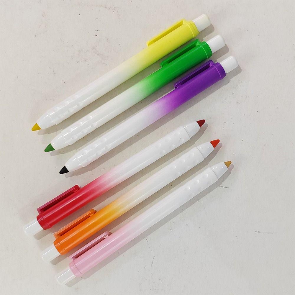 Replaceable Refills Erasable Crayon Smooth Writing Painting Doodle Pen Mechanical Crayon  Students