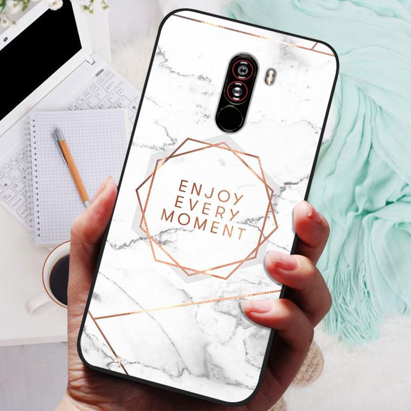 For xiaomi mi pocophone f1 Cases Cat Painted Soft TPU Silicone Phone Cover For xiaomi poco F1 Case PocofoneF1 Case Coque Etui