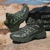 Neue Herren Taktische Stiefel Atmungsaktiv Sicherheit Rutschfest Jagdstiefel Motorrad Herren Armeestiefel Wüste Klettern Wanderschuhe Größe Plus