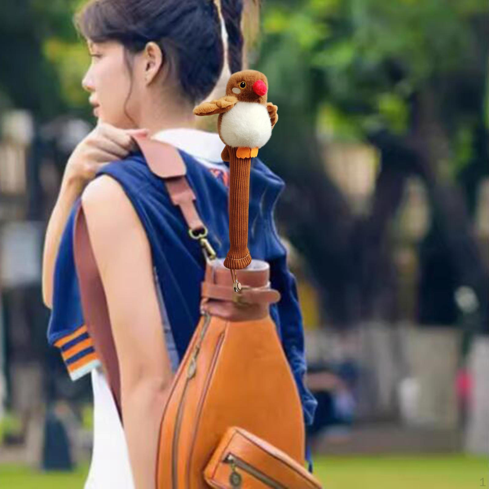 

Чехол для ручки ракетки для бадминтона в виде куклы Little Bird, длина 12 дюймов, декоративный спортивный инвентарь, милый, портативный кофейный