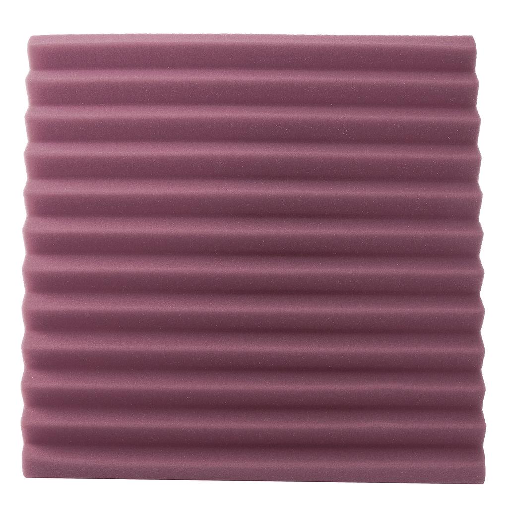 Casinlog 6pcs Recording Studio Soundproofing Acoustic Panels Foam Thick Sponge Light Weight Absorption Acoustic