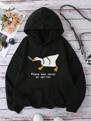 Men's and Women's Plus Size Print Top, Loose Casual, Soft, Comfortable and Breathable, Outdoor Sports Loose Pullover Hoodie