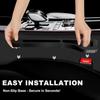Car Seat Gap Filler 2 Pack,No Drop Seat Guard,Drop Seat Gap fillers Between Seat and Console Stop Things from Dropping (Black)