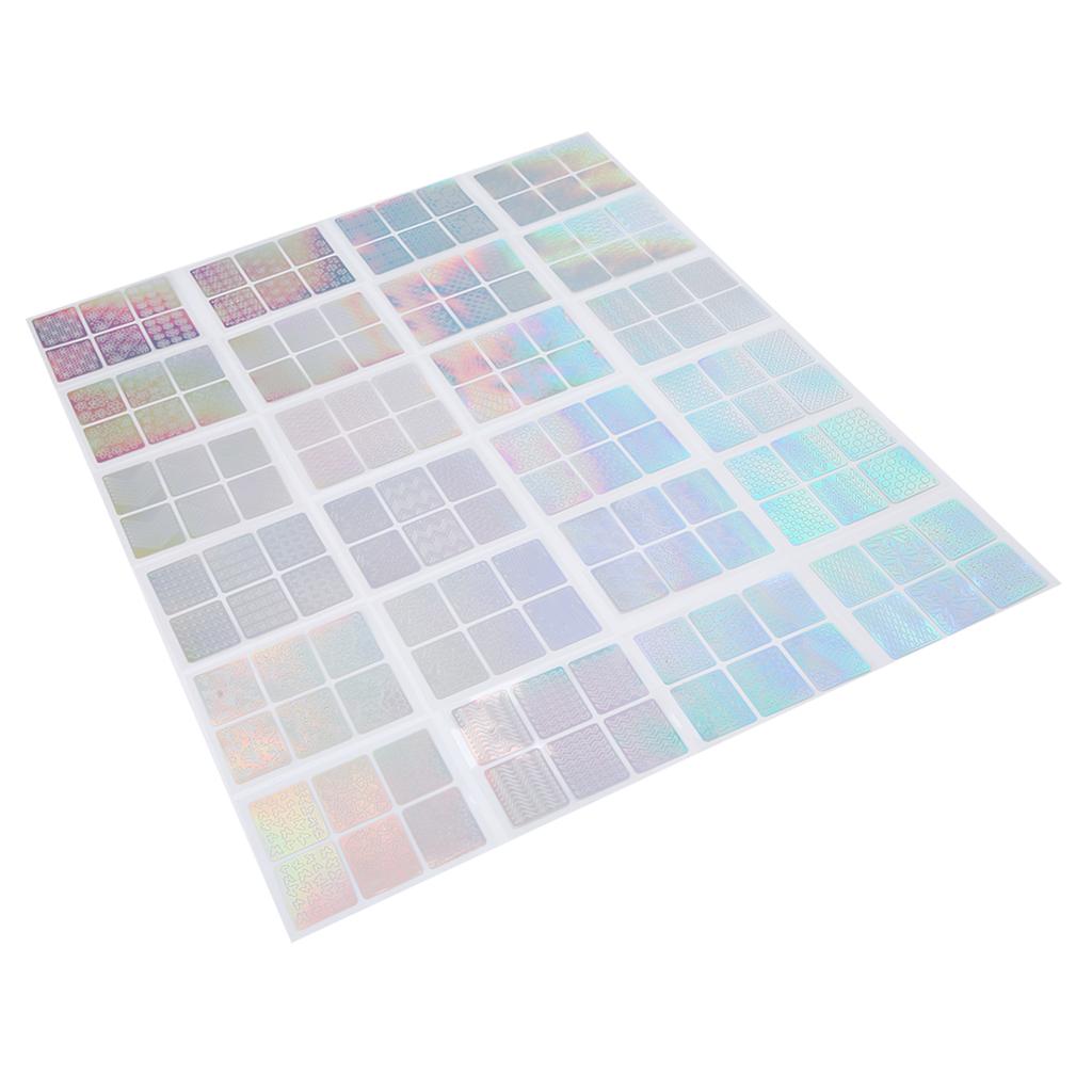 24 Sheet Hollow Nail Art Adhesive Sticker Fashionable Nail DIY Decal Decoration Set