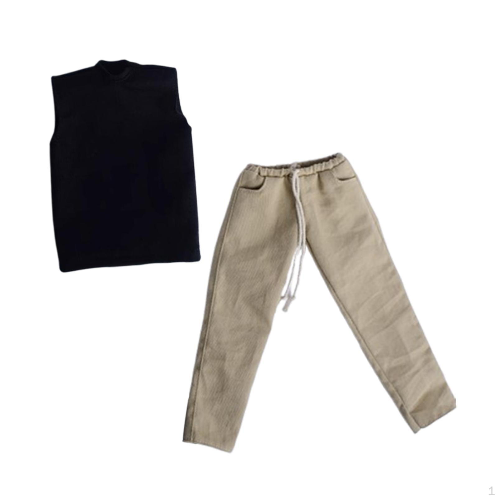 

1/6 Фигурки Набор одежды Кукольная одежда Ролевые игры Игрушка Сцена Фото Реквизит Дети Подарки Полный костюм Vest Pants