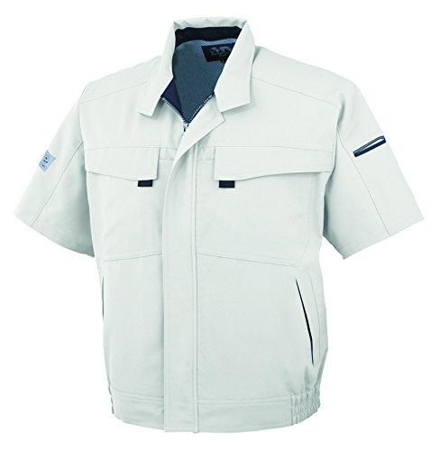 COCOS Nobuoka A-3360 Short Sleeve Blouson, Silver, Size LL