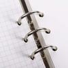 School Agenda Folder Transparent Plastic Notebook Binder Planner Loose Leaf Ring