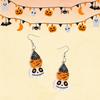 Glitter Board Ghost Pumpkin Acrylic Earrings Earrings Pendant Girl