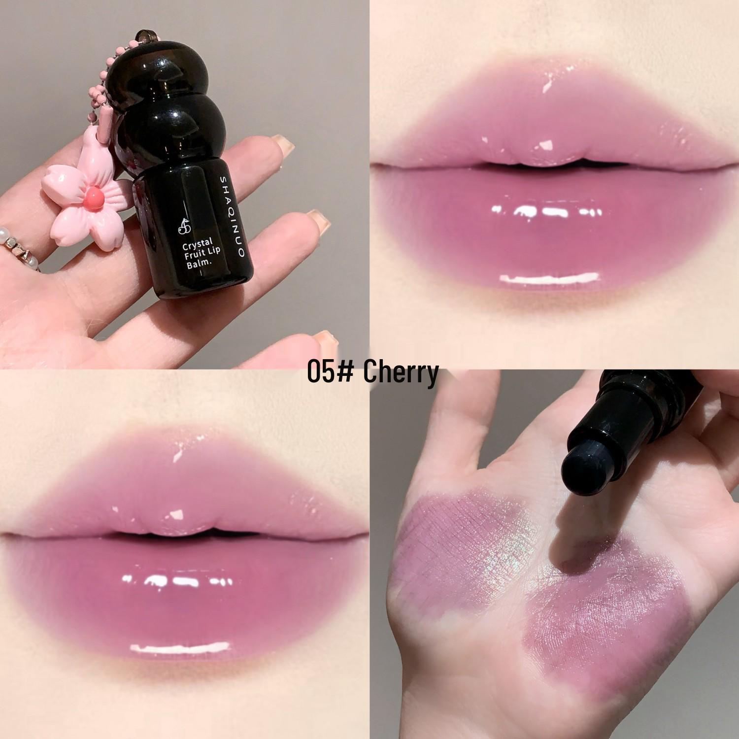 

SHAQINUO Crystal Fruit Moisturizing Lipstick - Hydrates, Fades Lip Lines, and Prevents Dryness.