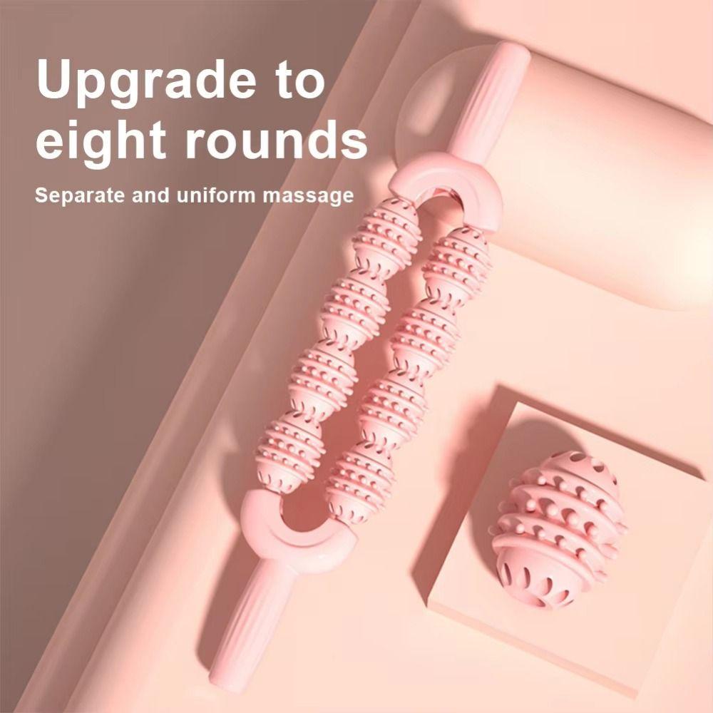 Multifunction Roller Ball Massage Stick Anti Cellulite Fascia Stick Yoga Massage Stick  Calves