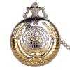 Retro Clock Sickle Icon Men's Pocket Watch Male Quartz Watches Vintage Pendant with Chain Gift man