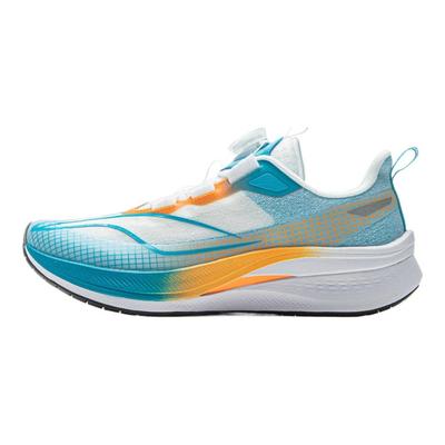 Li Ning Pantofi de Alergare pentru Copii Red Rabbit 7 Pro Tineri Stilati Versatili Confortabili Pantofi de Alergare pentru Copii Standard-White Dolphin-Blue YKFV198-3