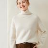 European Style High-Neck Women's Loose Knitted Sweater: Lazy Autumn/Winter Versatile Pullover