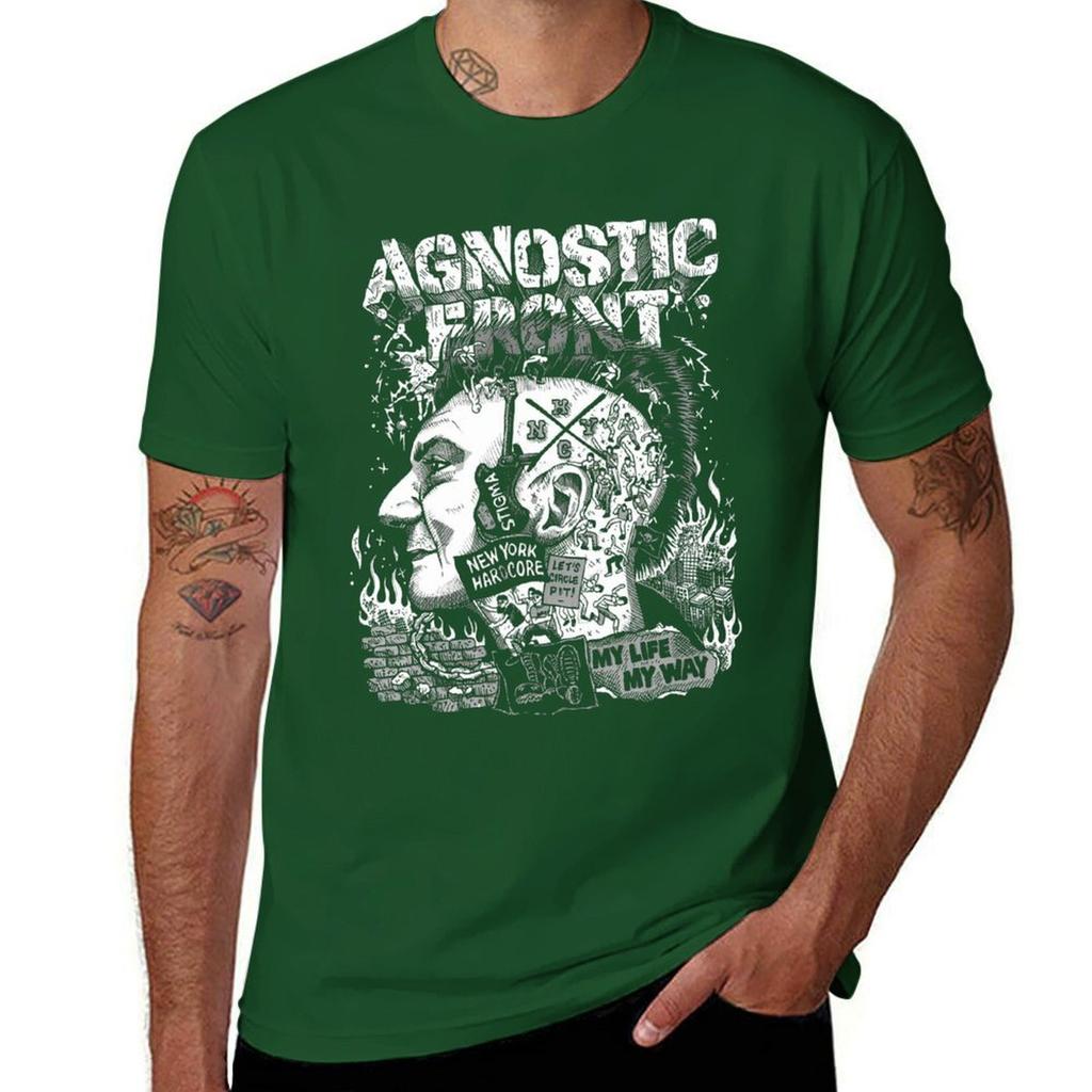*(&)(Hardcore-Punk ()Agnostisches T-Shirt schnelltrocknende Sommerkleidung individuelles Design dein eigenes Sweat Herren T-Shirts