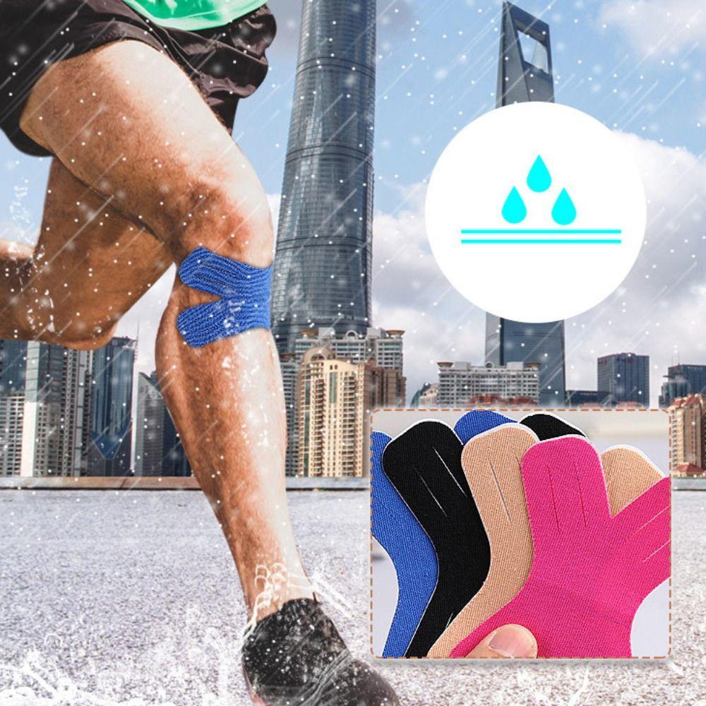 10Pcs/Set Precut Gym Kinesiology Tape Breathable Muscle Support Tape  For Gym Exercise