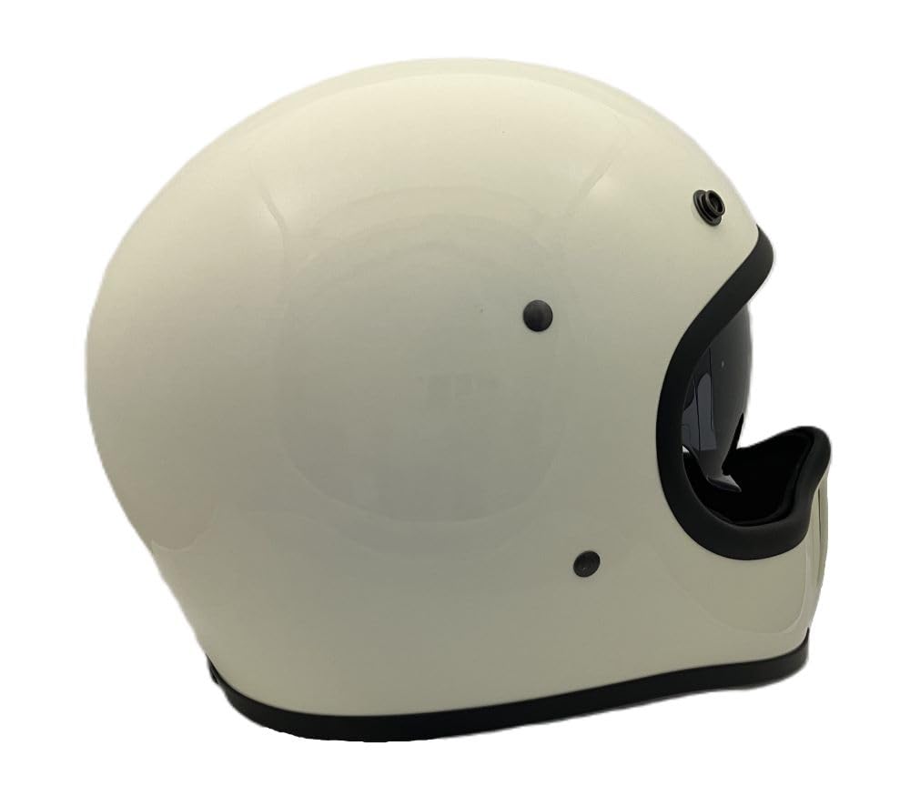 SunUp Motocyklová helma na celou tvář PILOT Velikost M SM-001 (57-58 cm) (Off White)