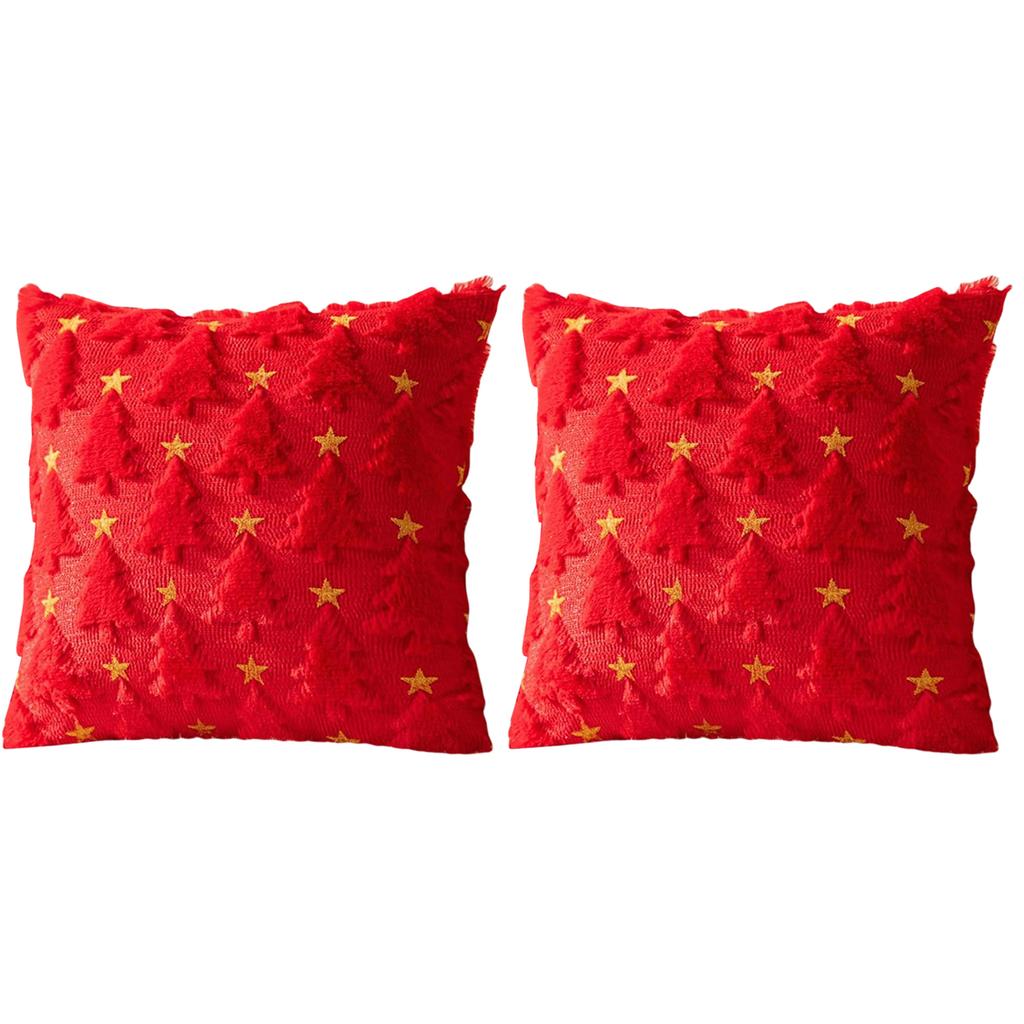 Christmas Pillow Covers 45x45cm 30x50cm Beige Christmas Tree Throw Pillow Cases Decorations Soft Covers Winter Holiday Decor