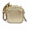 Excellent MIUMIU Charm TRICK MATELASSE KEYRING Gold Leather Women 5TL527 Used