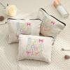 1 Stück Mahjong Spieler Make-up-Taschen Make-up Kordstoff Aufbewahrungstasche Ästhetisches Accessoire Reise für Frauen Mahjong Club Spiel Liebhaber Taschen