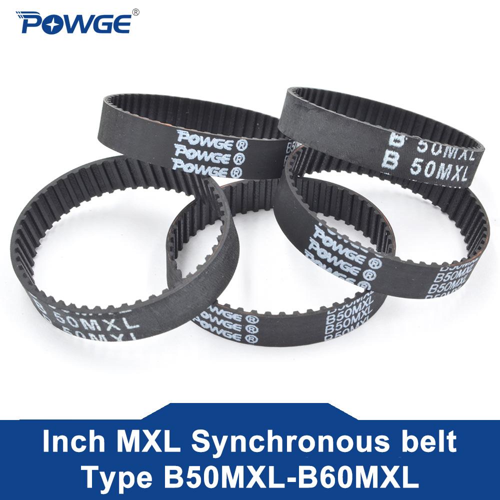 

POWGE MXL Синхронный ремень ГРМ Шаг 2,032 мм B50 / B51 / B52 / B53 / B54 / B55 / B56 / B57 / B58 / B59 / B60 Ширина 6,4 / 9,4 мм B50MXL B55MXL