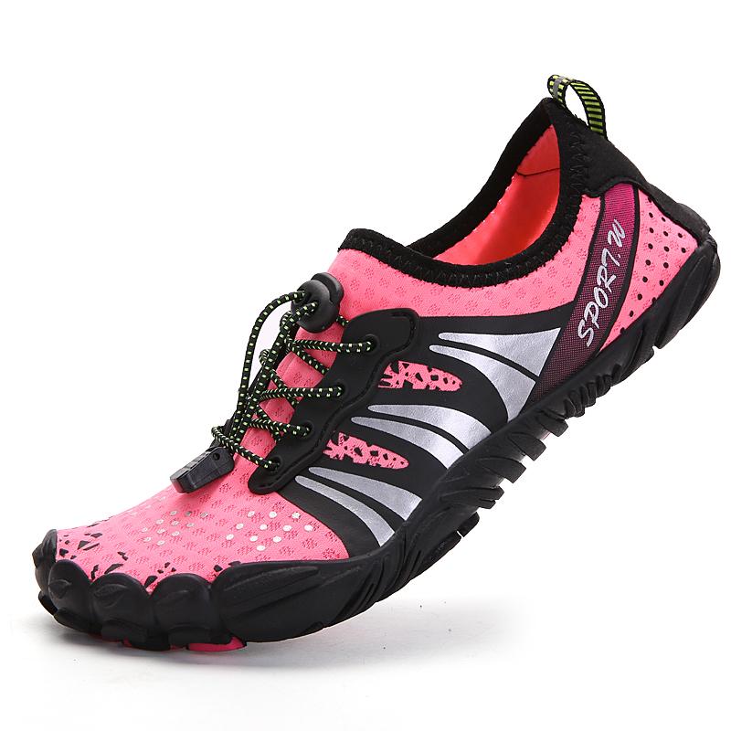 Herren Strandschuhe Leicht Schnelltrocknend Wassersneaker Fünf Zehen Atmungsaktiv Driften Schnorcheln Paar Bachlaufschuhe