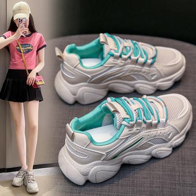 Summer New Breathable Increased Women's Shoes Casual Versatile Wear-Resistant Platform Sneaker