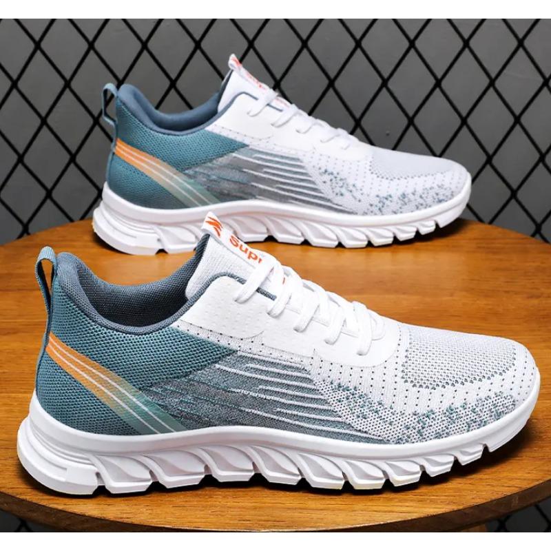 Fashion Sneakers for Men 2024 New Weave Running Shoes Casual Fashion Comfortable Sports Shoes Outdoor Athleticmens Mens Running Shoe