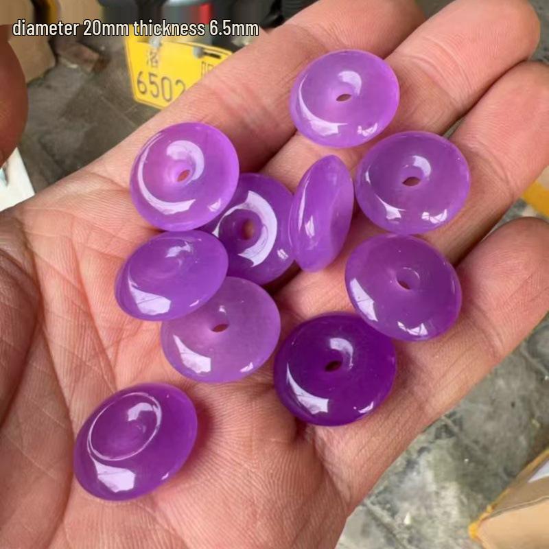 

Quartzite Jade Orchid Green Violet Pendant Charm