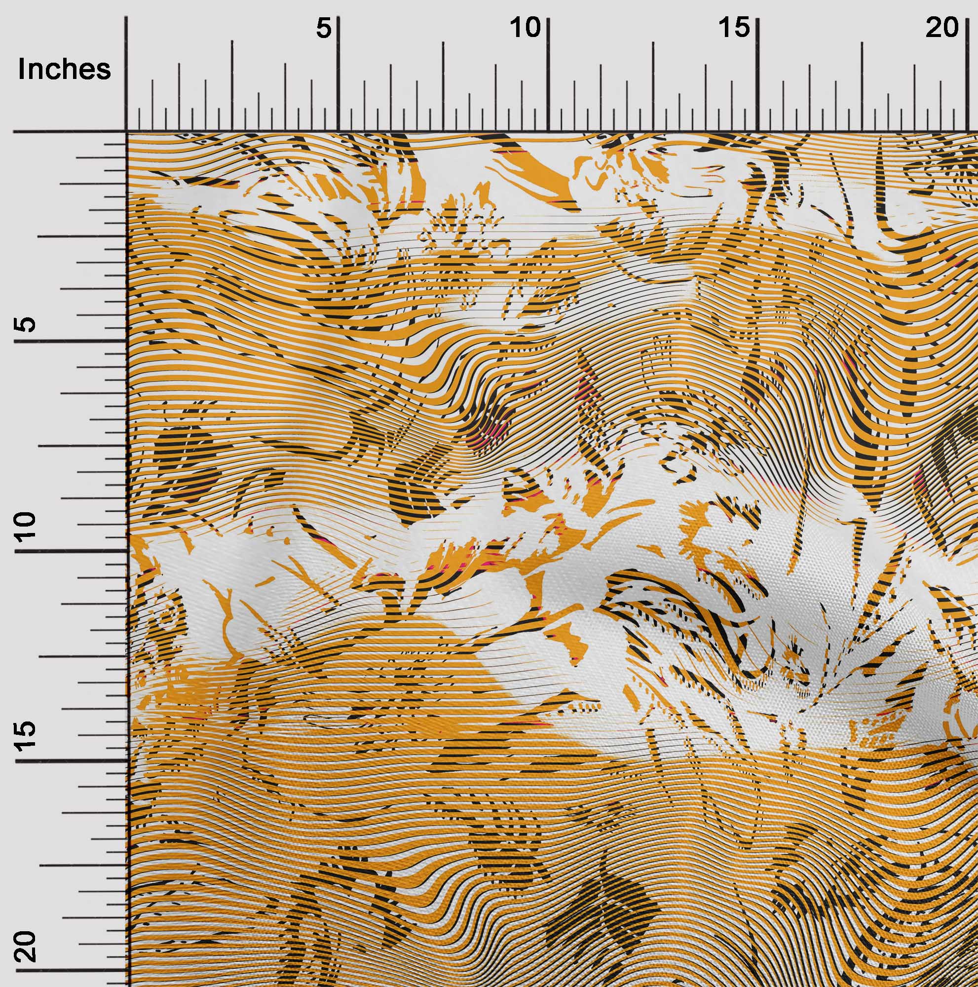 

OneOone Cotton Flex Rust Brown Fabric Тканина зі шкіри тварин для пошиття друкованої тканини для рукоділля у дворі 40 дюймів 42 Inch Wide - Viscose Chiffon жовтий