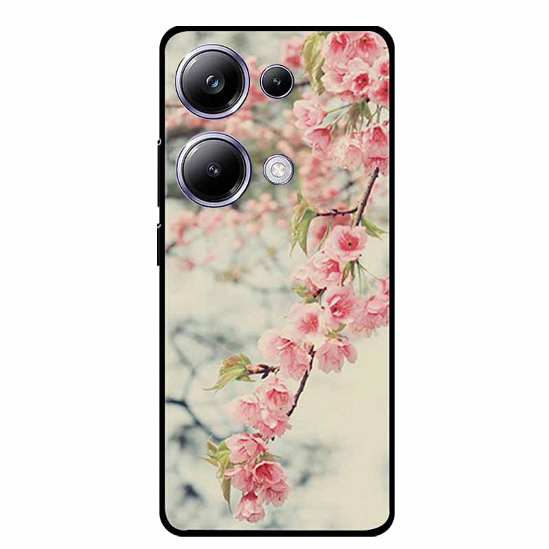 

For Xiaomi Poco M6 Pro 4G Phone Case Cover Wolf Shockproof Black Silicone Soft Back Cover Cases For Poco M6 Pro Case M 6 M6Pro Poco M6 Pro 4G