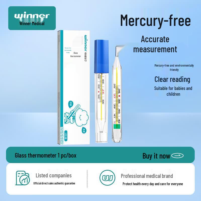 Winner Mercury-Free Glass Thermometer
