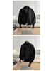 American Retro Men's Oversized Pilot Jacket - Trendy Spring/Autumn Stand Collar Baseball Style
