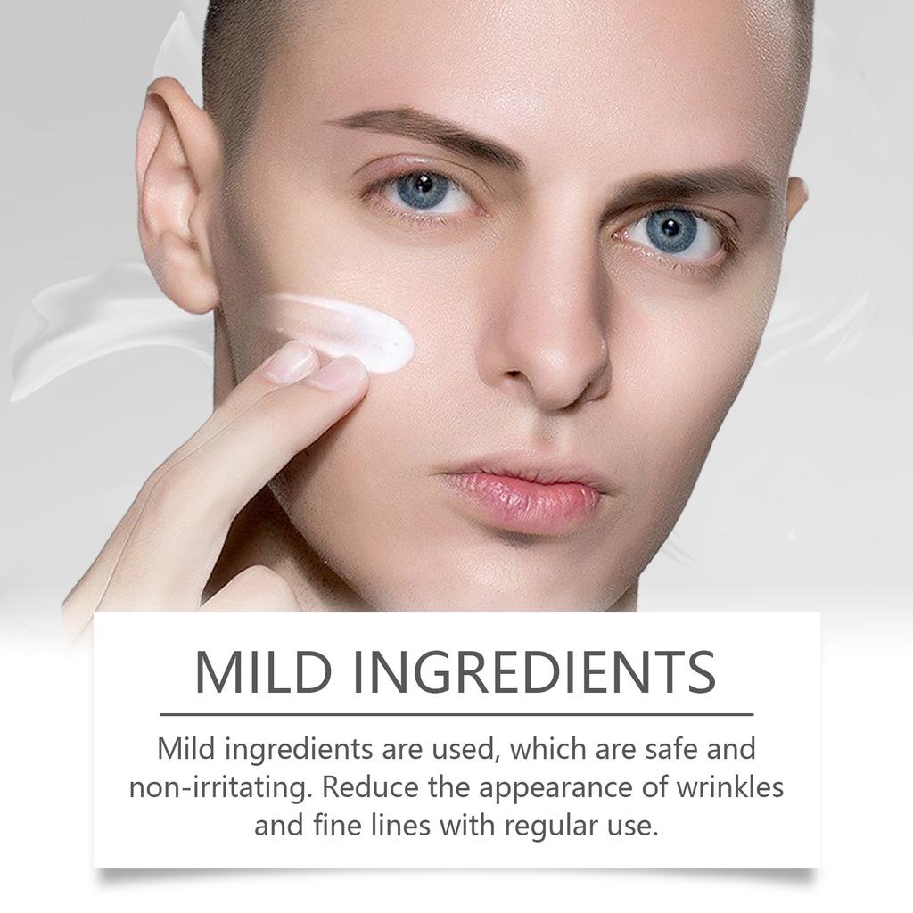 Men's Moisturizing Face Cream Nourishes The Skin, Reduces Wrinkles And Fine Lines, Stimulates Collagen And Revitalizes The Skin.