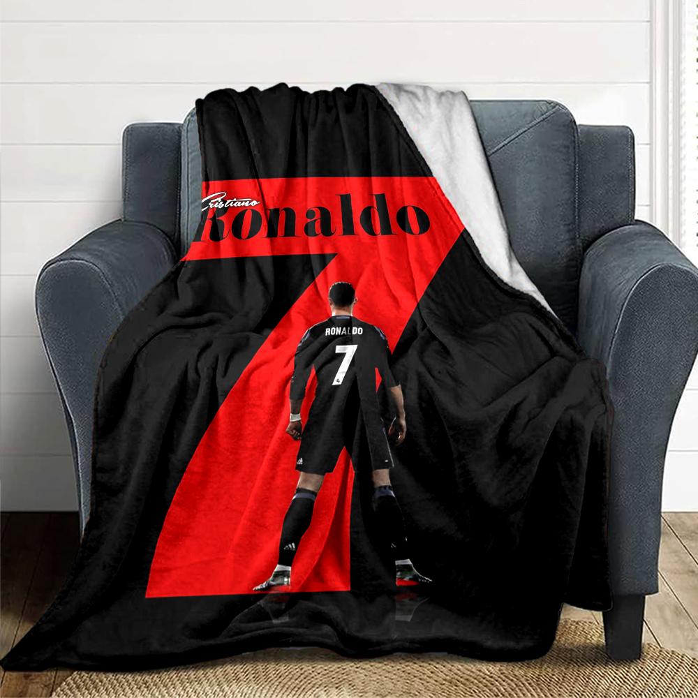 Ronaldos Number Seven Blankets Flannel Printed Breathable Warm Throw Blanket for Home Office Bedspreads 0708a146