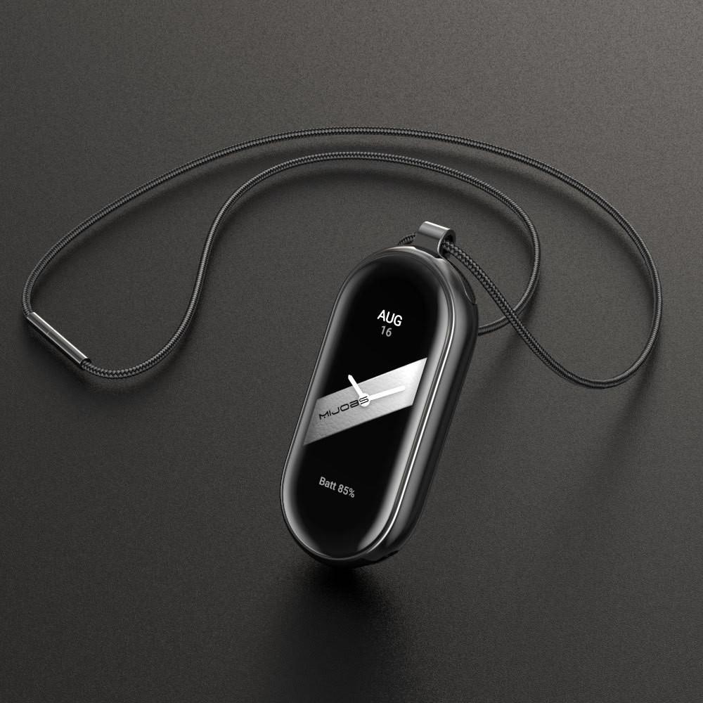 Colar com Pulseira Mi Band 8 Compatível para Xiaomi Smart Band 10NFC Pulseira Mi Band 9 Smart Watch Decoração de Pescoço Pingente Mi Band 8