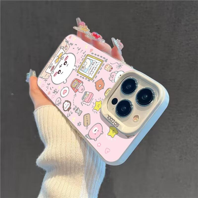 Applicable To iPhone 16 Mobile Phone Case Iphone13/14 Jiyikawa 14plus Usaki Painting Chiikawa