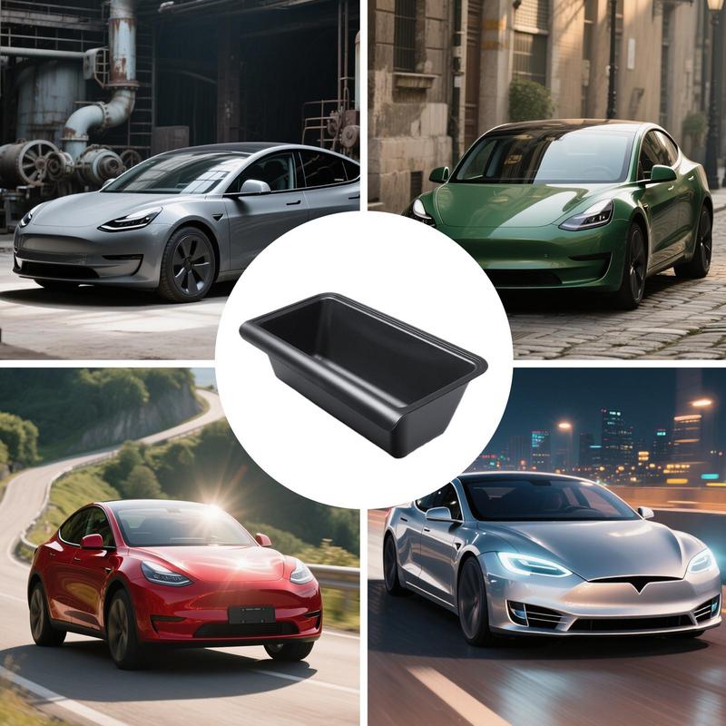 Für neue Version des Tesla Model Y Auto Unter Sitz Organizer Wasserdichte Aufbewahrungsbox Fahrzeugzubehör Unter Sitzschale für