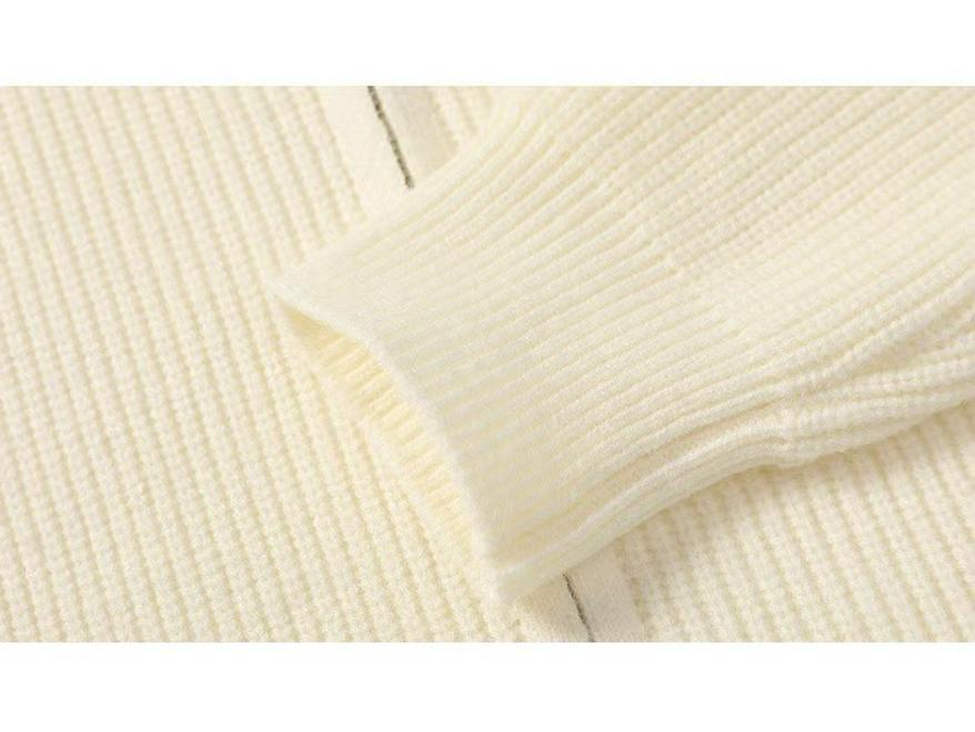 Men's 2025 Stand Collar Zip Knit Cardigan - Casual, Loose-Fit, Trendy Outerwear
