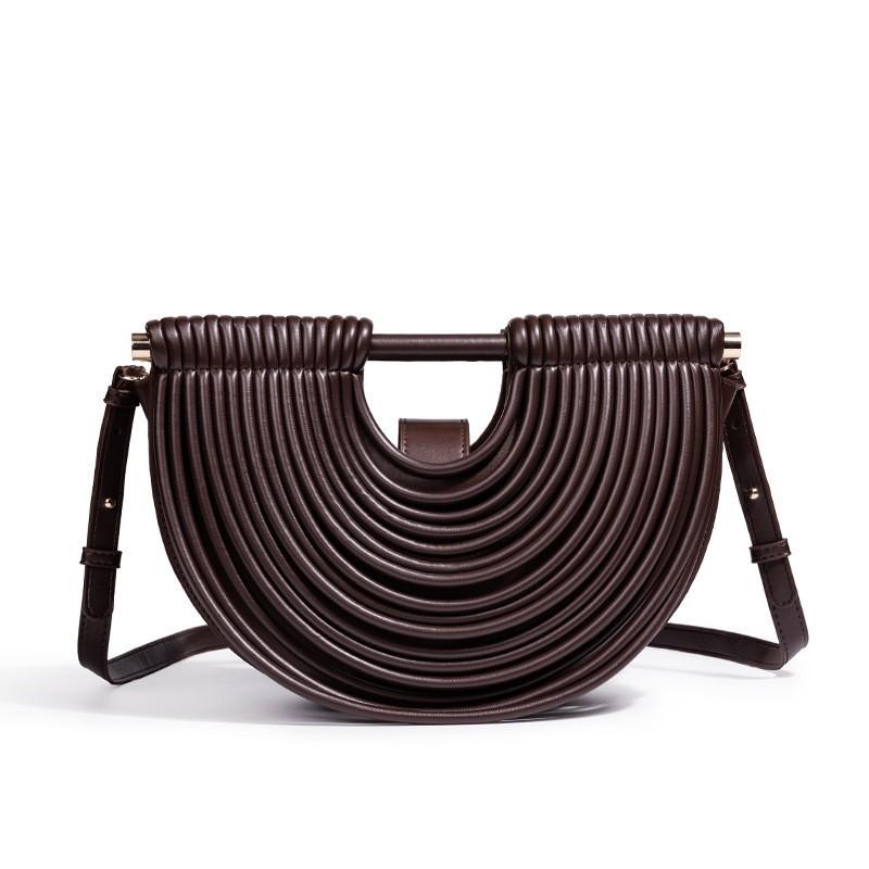 Noodle Bag, High-End Fashion, Hand-Woven Bag, One Shoulder Crossbody Clutch Bag, Women