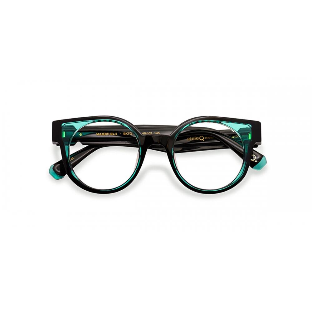 

Etnia Barcelona Mambo Rx.5 Bktq Women Eyeglasses Black Turquoise Blue/48-21-142