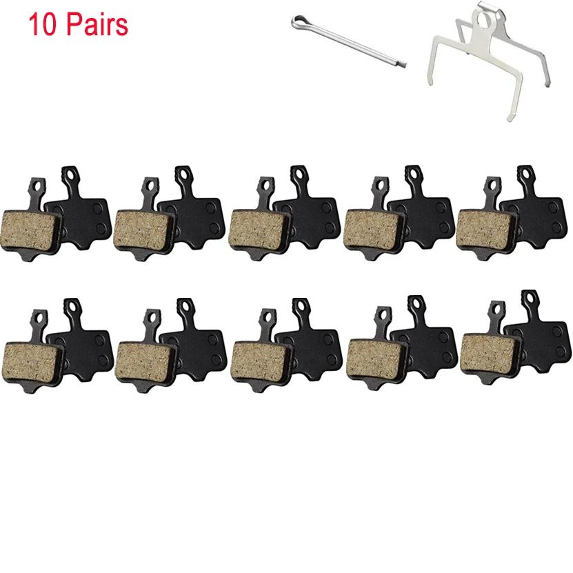 

10/20/30/40/50 Pairs Organic Resin Bicycle Disc Brake Pads for Avid Elixir R/CR/E1/3/5/7/9 XO XX X7 X9 XXWC DB1 DB3 DB5 FORCE 10Pairs Resin