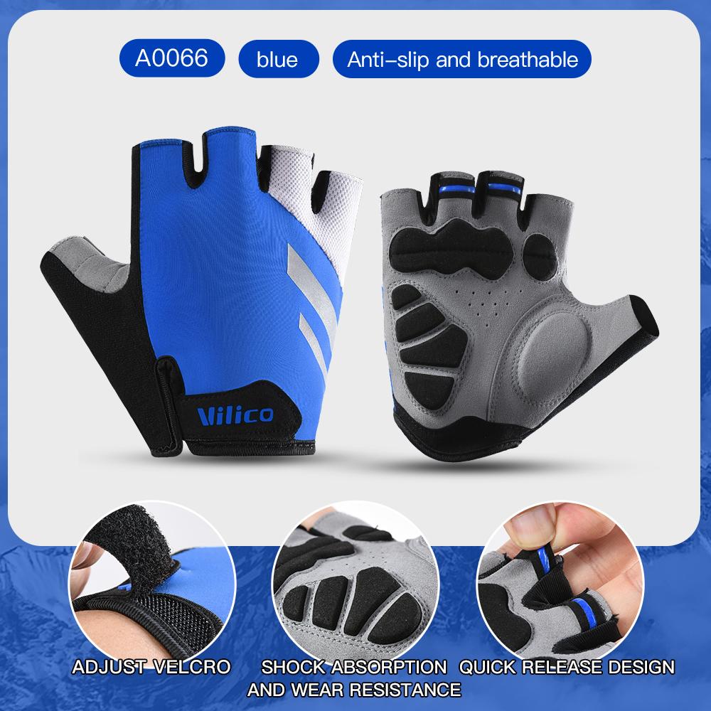Half Finger Bike Gloves Mtb Road Spring Summer Breathable Shorts Bicycle Gloves Men Women Gel Padded Cycling Gloves