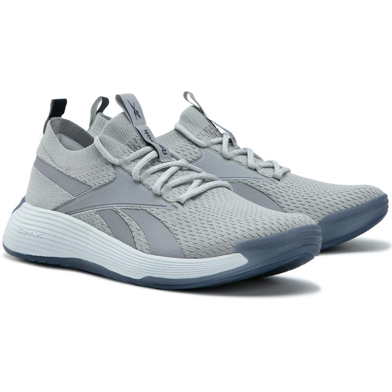 Reebok Dmx Comfort Low Top Running Shoes Men's Light Gray Sneakers 100242382