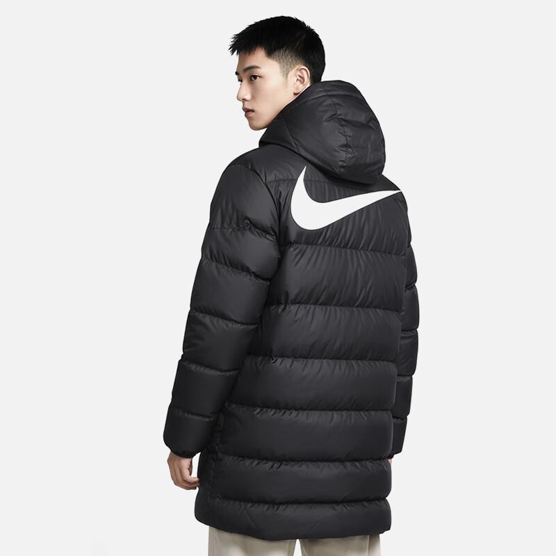 Nike Мужская зимняя короткая пуховая куртка с капюшоном M