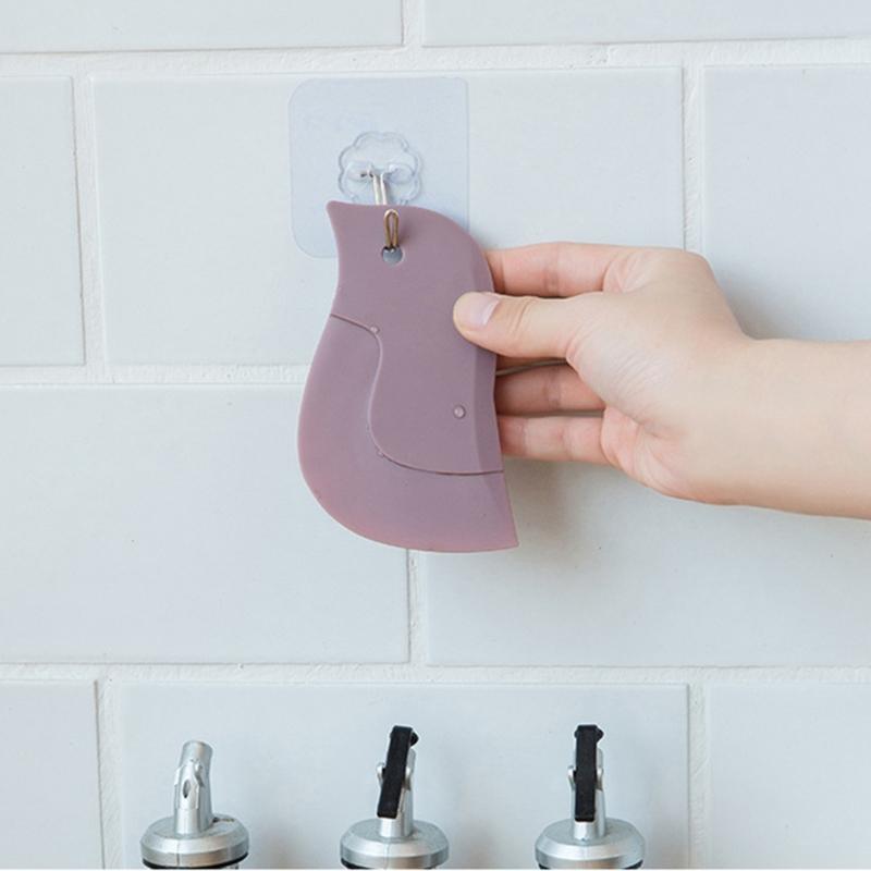 Multi Purpose Silicone Tool Penguins Theme Multifunctional Scrapers Practical Dirt and Grease Cleaning Tool